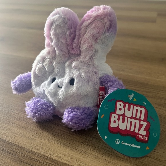 BumBumz by RUSS – PeaceHandBumz Plush – GroovyBumz Series, Mini – NWT - Picture 3 of 6